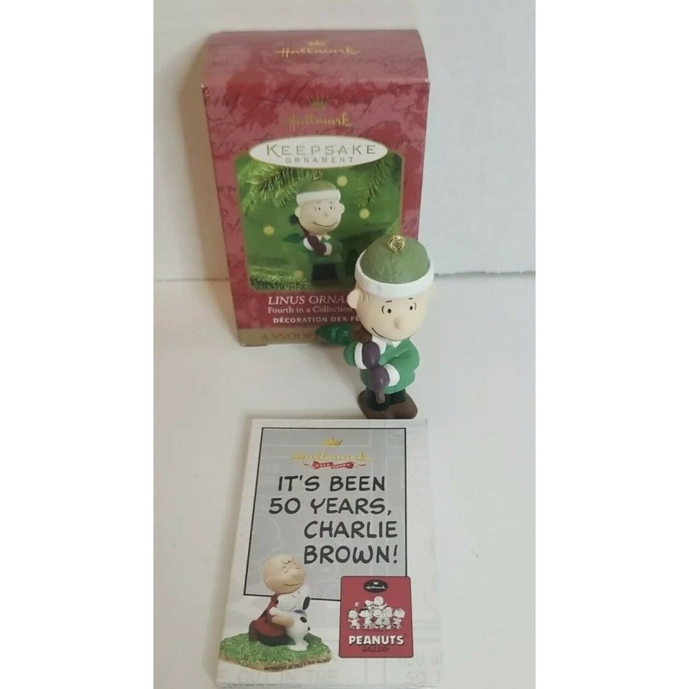 Hallmark Keepsake 2000 LINUS Ornament A Charlie Brown Christmas 50th Snoopy